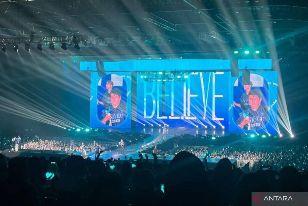 SM minta maaf atas insiden penonton terjatuh di konser Super Junior